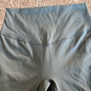 Gymshark High-Waisted Leggings in Forest Green